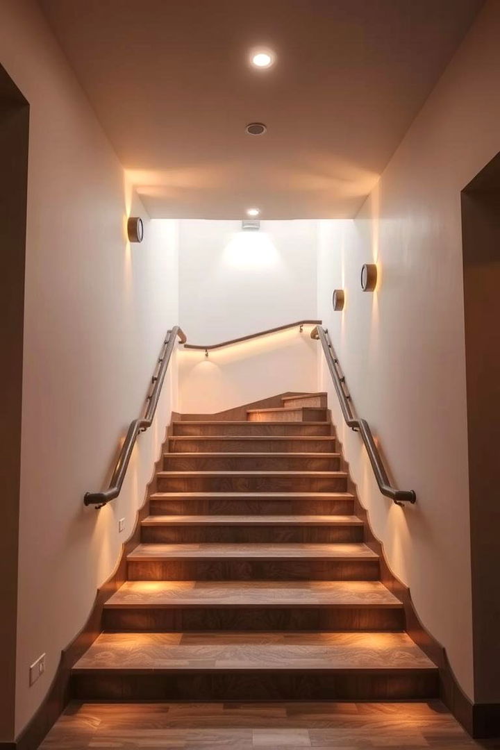 Artistic Lighting - 22 Stair Landing Ideas