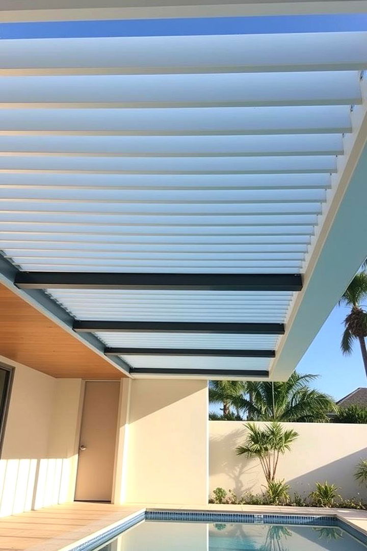 Artistic Louvered Roof Installations - 22 Pool Shade Ideas
