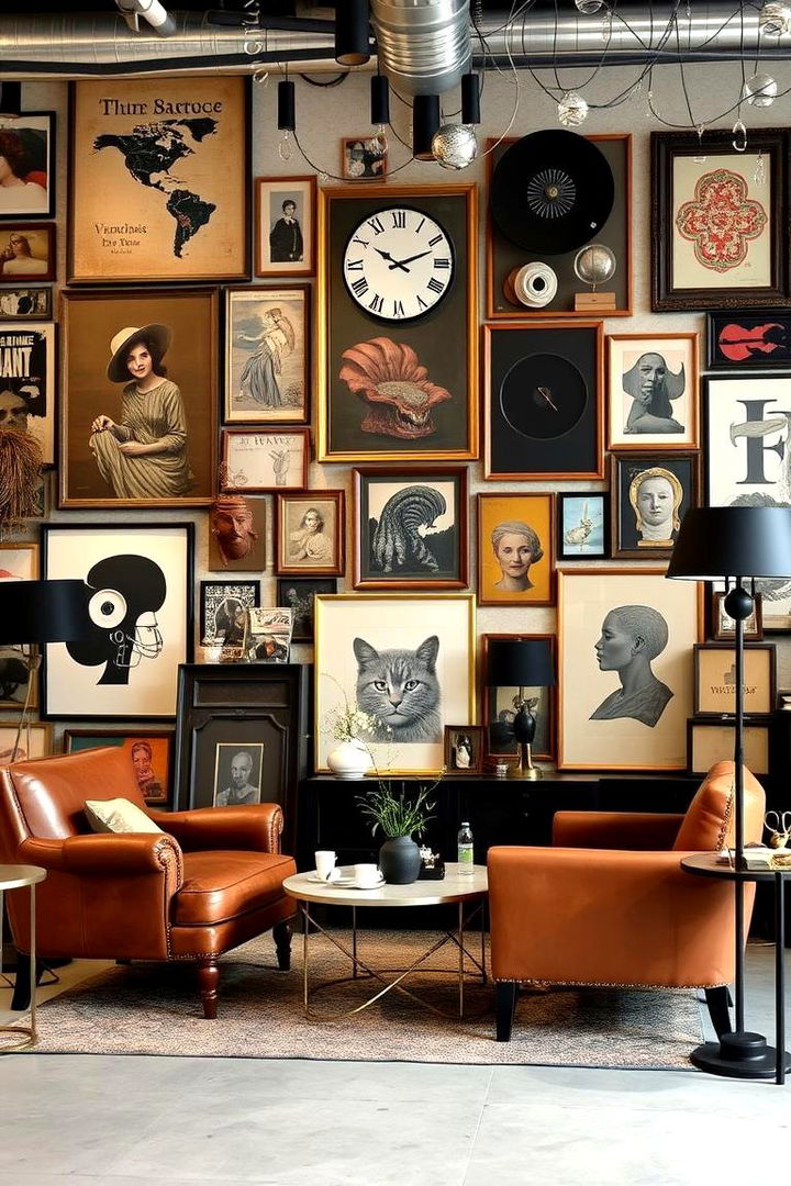 Artistic Mix and Match Charm - 22 Black and Brown Interior Design Ideas