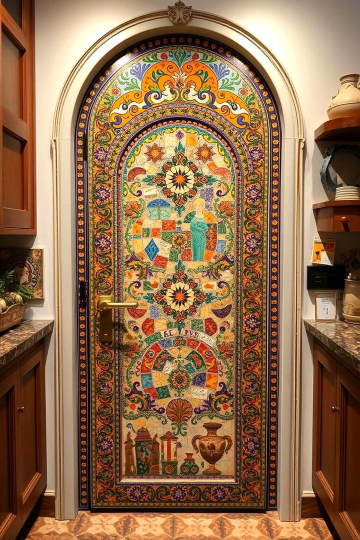 Artistic Mosaic Designs - 22 Kitchen Door Design Ideas