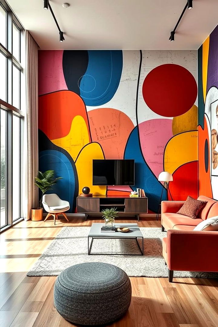 Artistic Mural Expressions - 22 Colorful Room Ideas