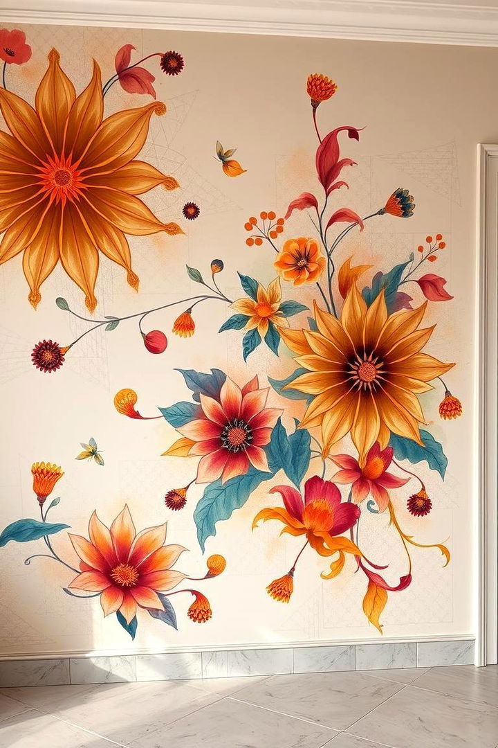 Artistic Mural Touch - 22 Princess Room Ideas