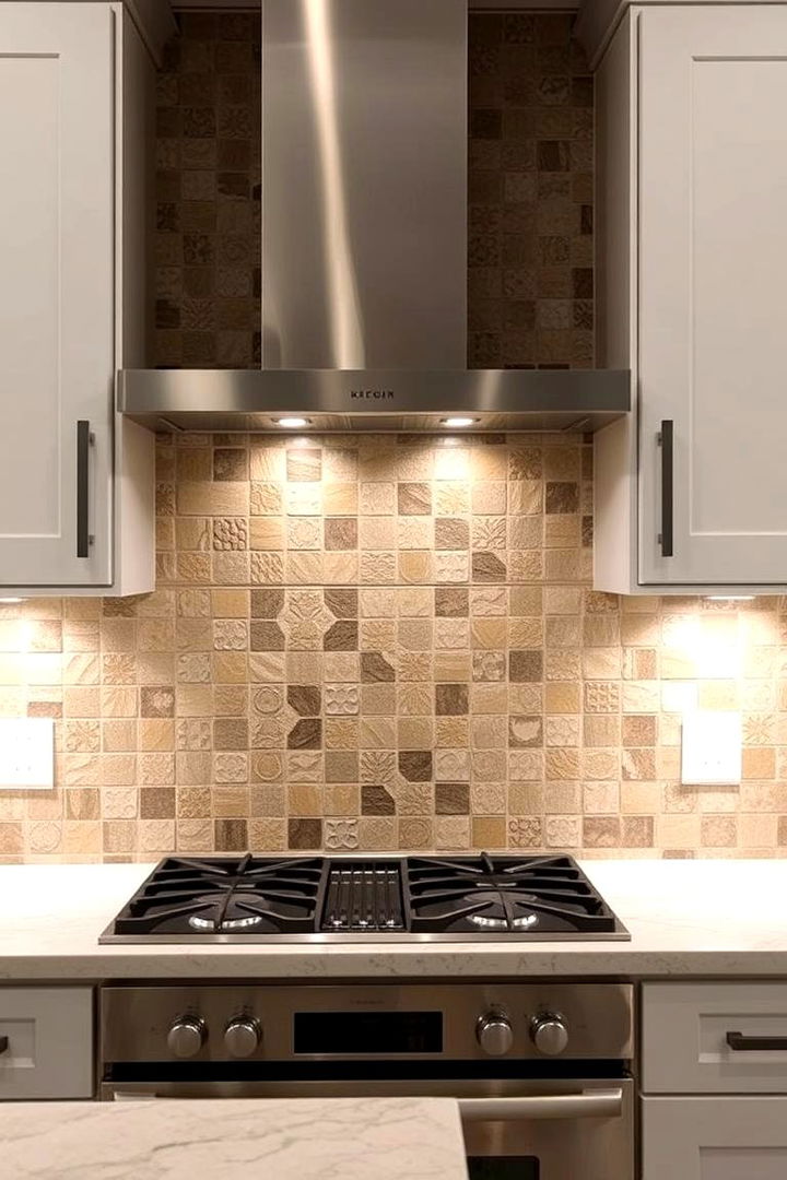 Artistic Olive Backsplashes - 22 Olive Green Kitchens