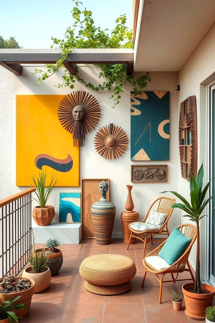 Artistic Outdoor Gallery - 22 Balcony Deck Ideas