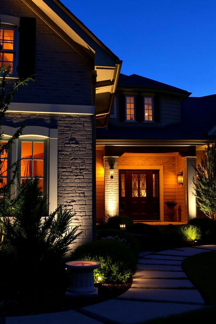 Artistic Outdoor Lighting - 22 Barndominium Exterior Ideas