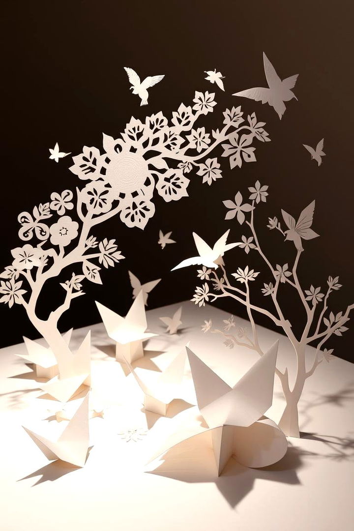 Artistic Paper Installations - 22 non-floral wedding centerpiece ideas