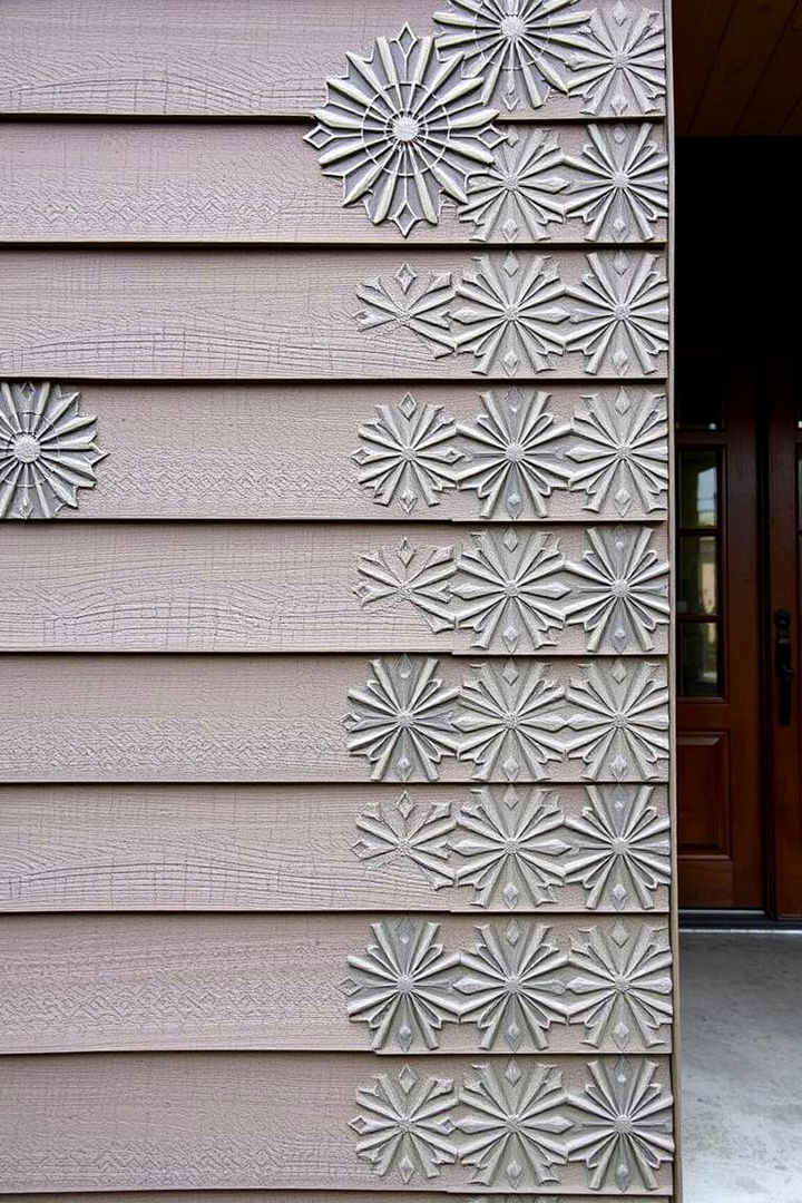 Artistic Patterned Siding - 22 Modern Siding Ideas for a Contemporary Home