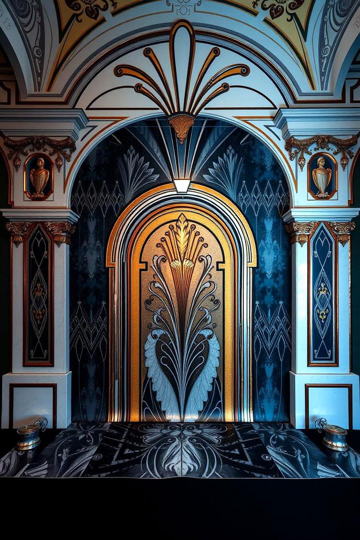 Artistic Photography Backdrops - 22 Art Deco Wedding Ideas