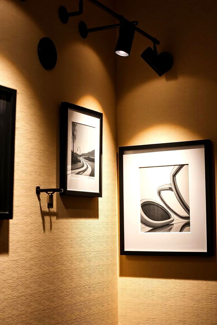 Artistic Picture Lighting - 22 Living Room Wall Lighting Ideas