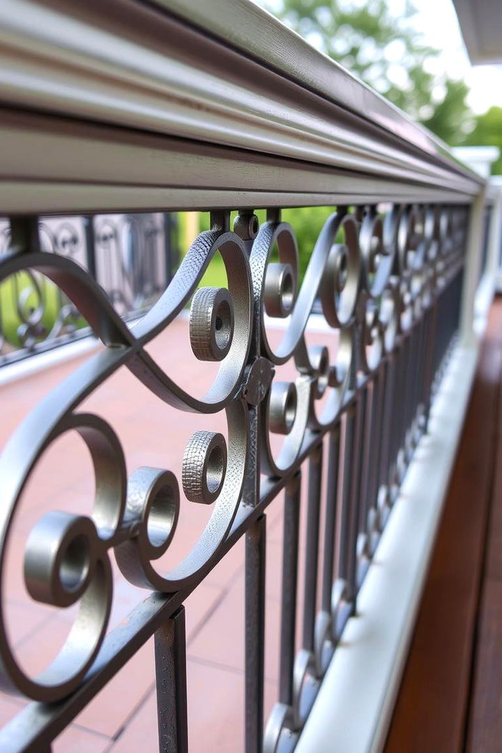 Artistic Railing Designs - 22 Mobile Home Deck Ideas