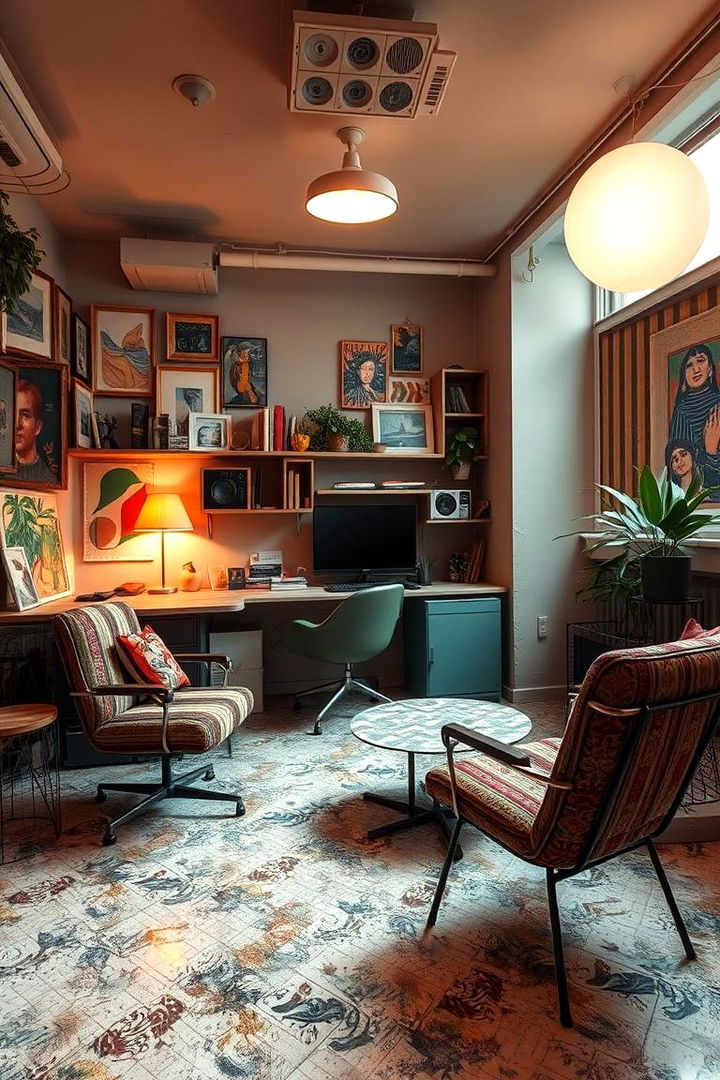 Artistic Retro Workspace Designs - 22 1970s-inspired Design Ideas