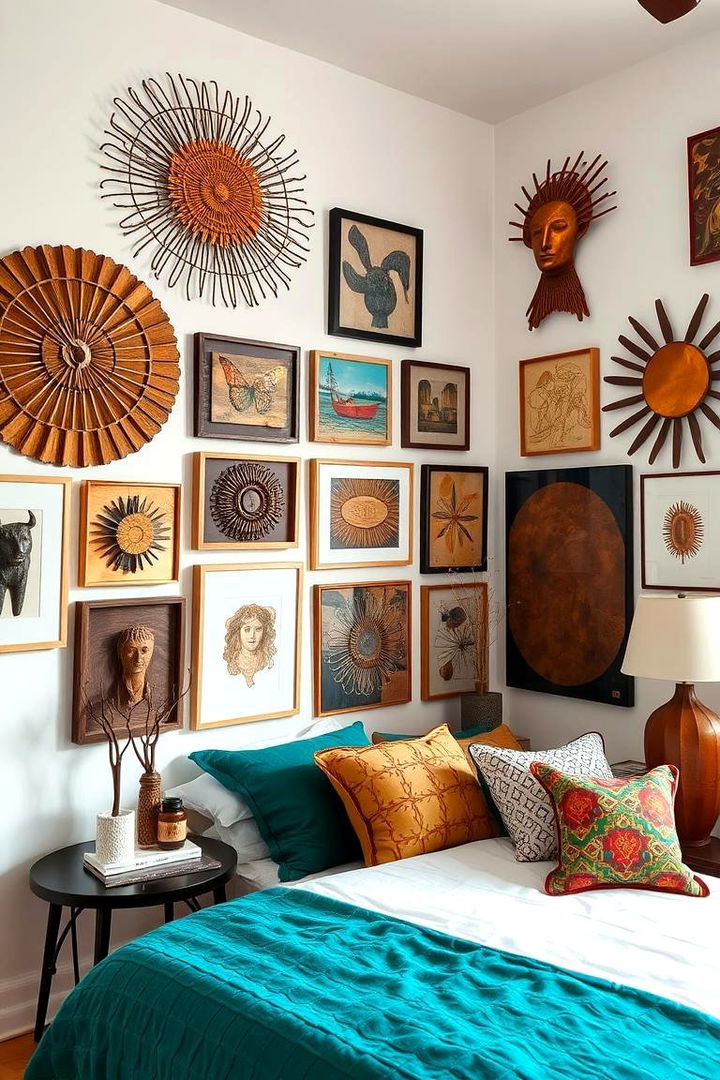 Artistic Rust Displays - 22 Rust Bedroom Ideas