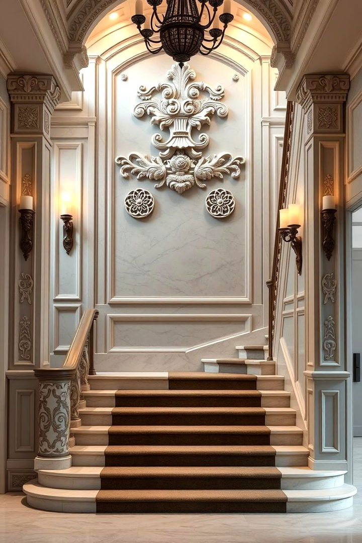 Artistic Sculptural Details - 22 Stair Landing Ideas