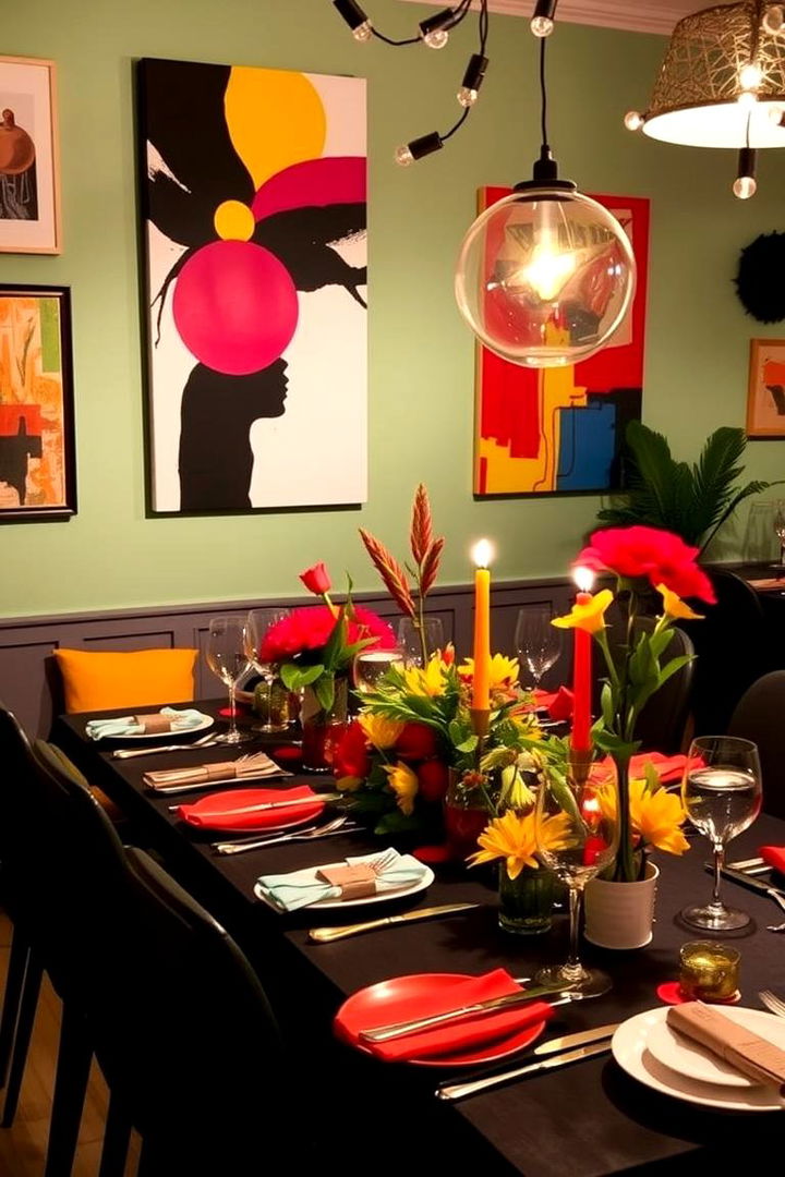 Artistic Setting Dinner - 22 Wedding Rehearsal Dinner Ideas