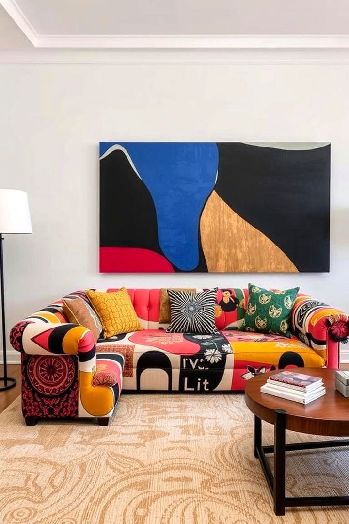 Artistic Statement Piece - 22 Living Room Couch Ideas