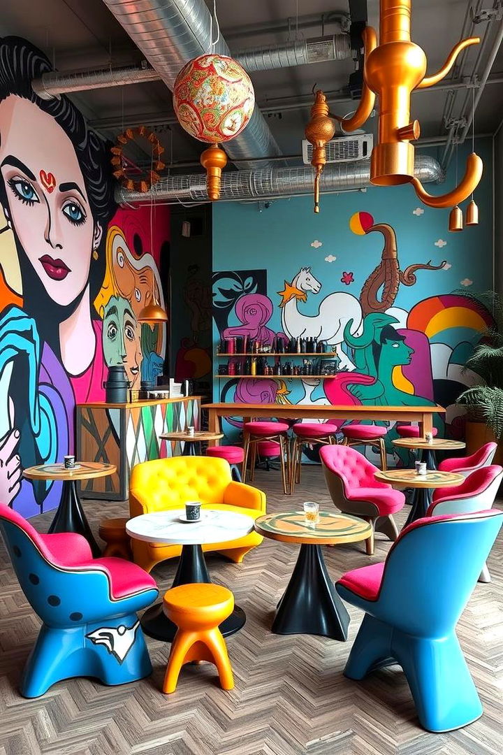 Artistic Statement Zone - 22 Office Coffee Station Ideas