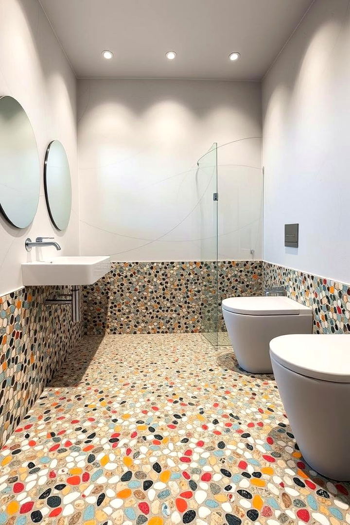 Artistic Terrazzo Designs - 22 Bathroom Flooring Ideas