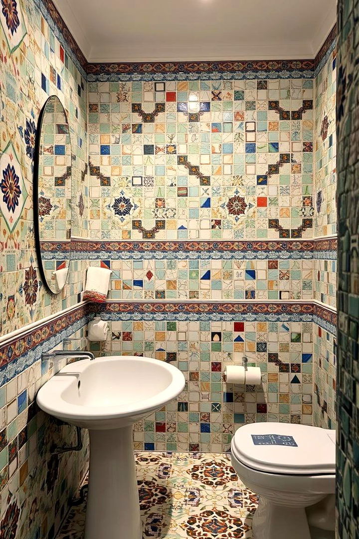 Artistic Tile Designs for Unique Expression - 22 Elegant Bathroom Decor Ideas