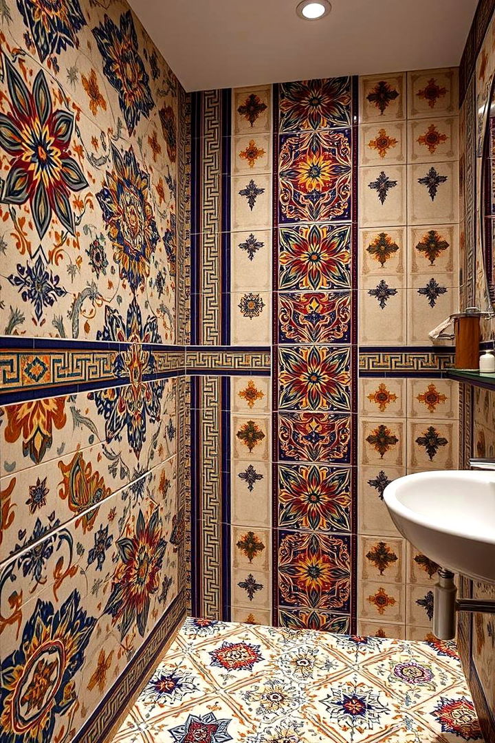 Artistic Tile Patterns - 22 Ensuite Bathroom Ideas