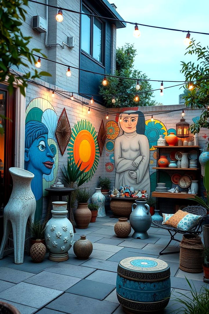 Artistic Touch - 22 townhouse patio ideas