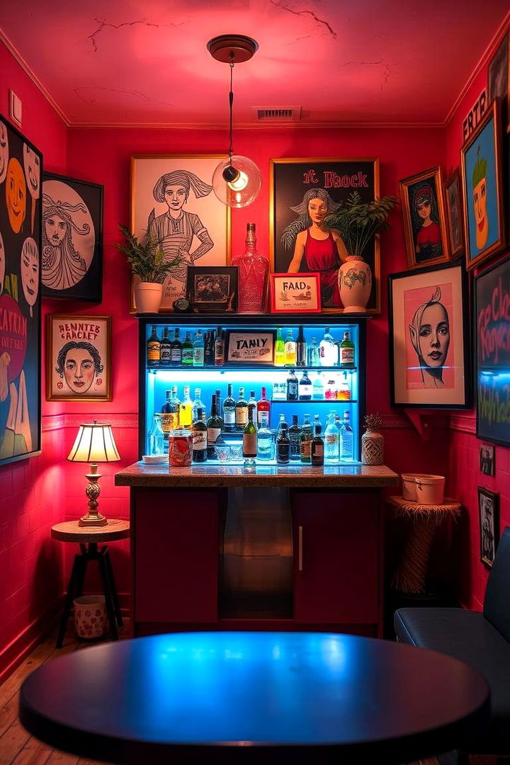 Artistic Touch Mini Bar - 22 Mini Bar Ideas