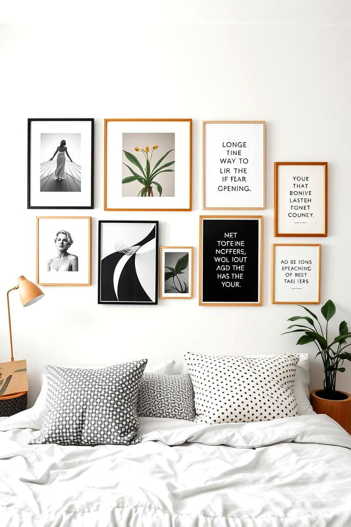 Artistic Wall Decor that Inspires - 22 Minimalist Dorm Room Ideas