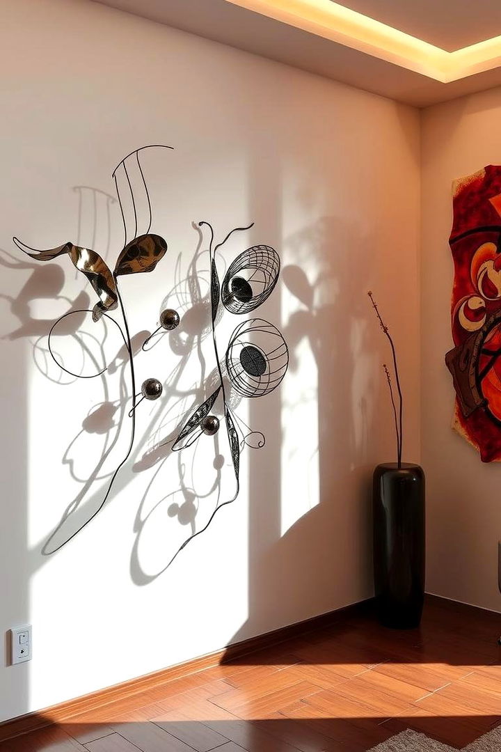 Artistic Wall Sculptures - 22 Glam Bedroom Ideas