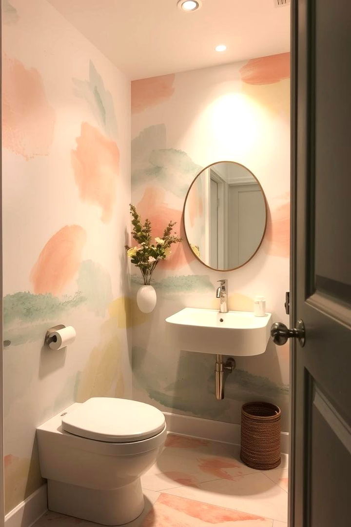 Artistic Watercolor Designs - 22 Bathroom Wallpaper Ideas