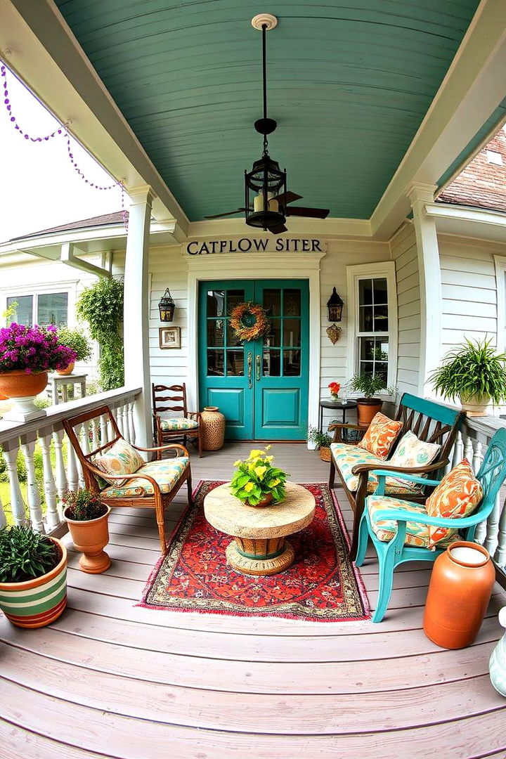 Artistic and Customized Deck Arrangements - 22 Front Porch Deck Ideas