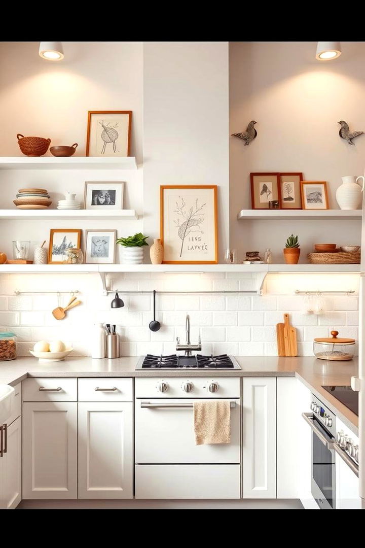 Artistic and Functional White Appliance Showcase - 22 Kitchen With White Appliances Ideas