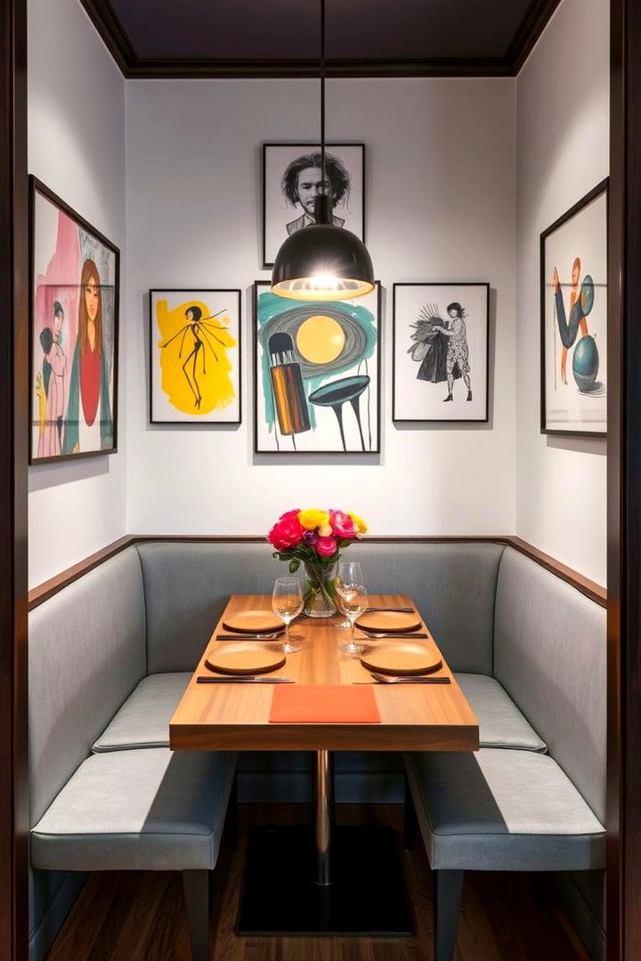 Artwork to Expand the Room - 22 Small Dining Room Ideas