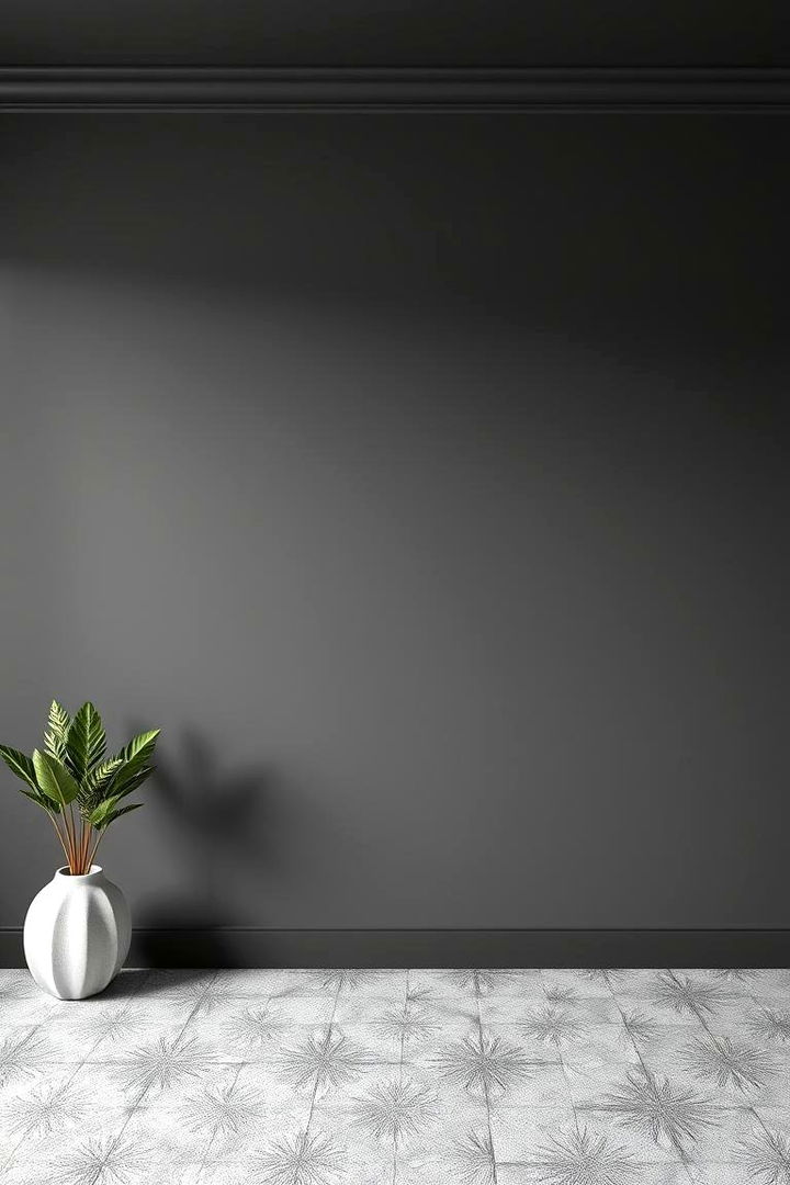 As Accent Walls for Subtle Variation - 22 Contrasting Living Rooms With Dark Grey Walls