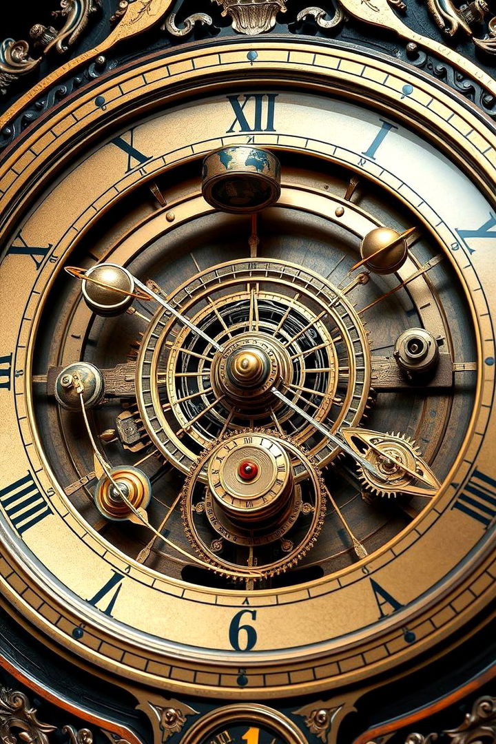 Astronomical Clocks - 22 Space-themed Room Ideas