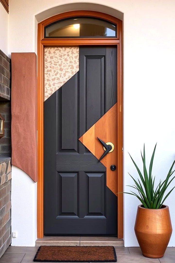 Asymmetrical Designs - 22 Front Door Decor Ideas