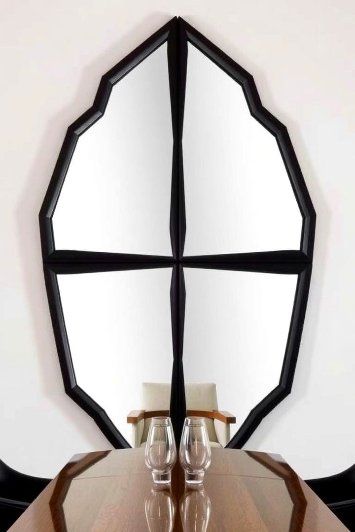 Asymmetrical Innovation - 22 Dining Room Mirror Ideas