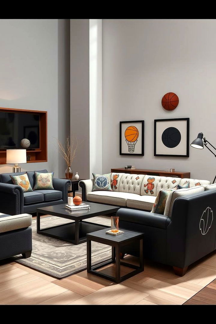 Athletic Themed Furniture - 22 basketball room decor ideas