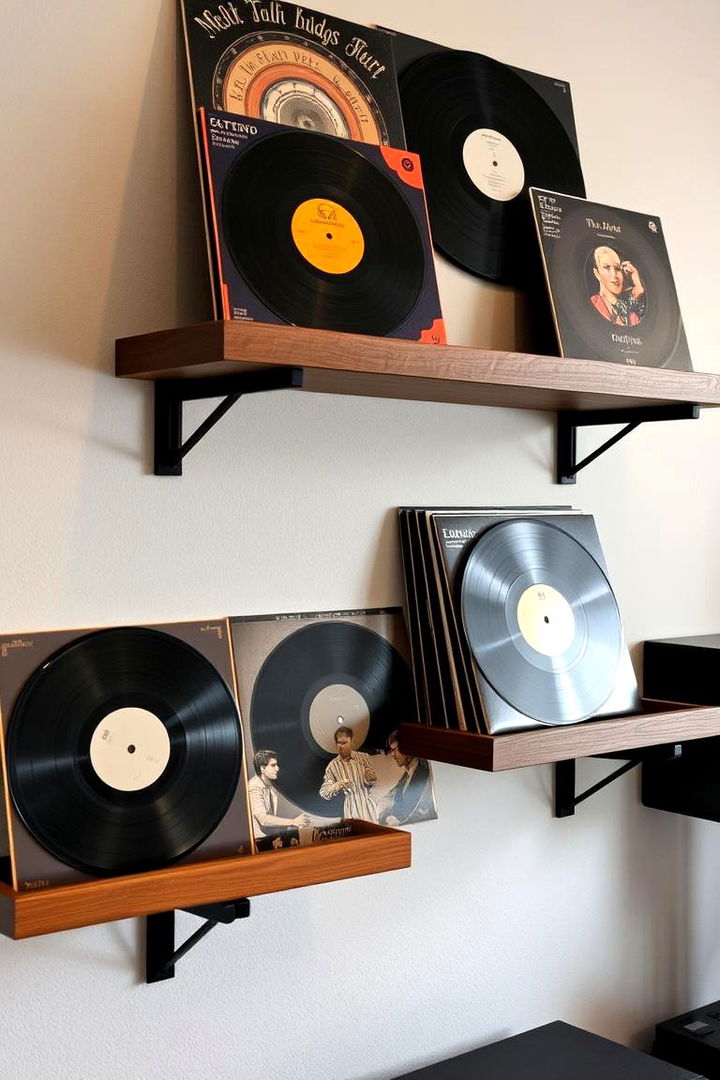 Authentic Record Displays - 22 70s Bedroom Decor Ideas