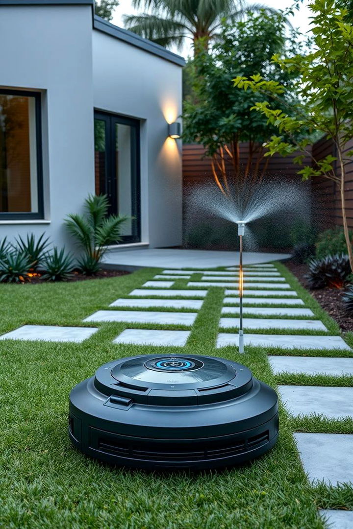 Automated Maintenance Tools - 22 Low Maintenance Backyard Landscaping Ideas