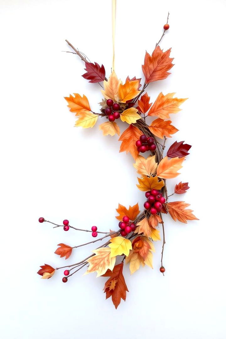 Autumn Inspired Wreaths - 22 Fall Mantel Decor Ideas