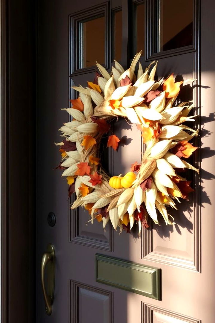 Autumn Wreaths for Doors - 22 fall outdoor decorating ideas