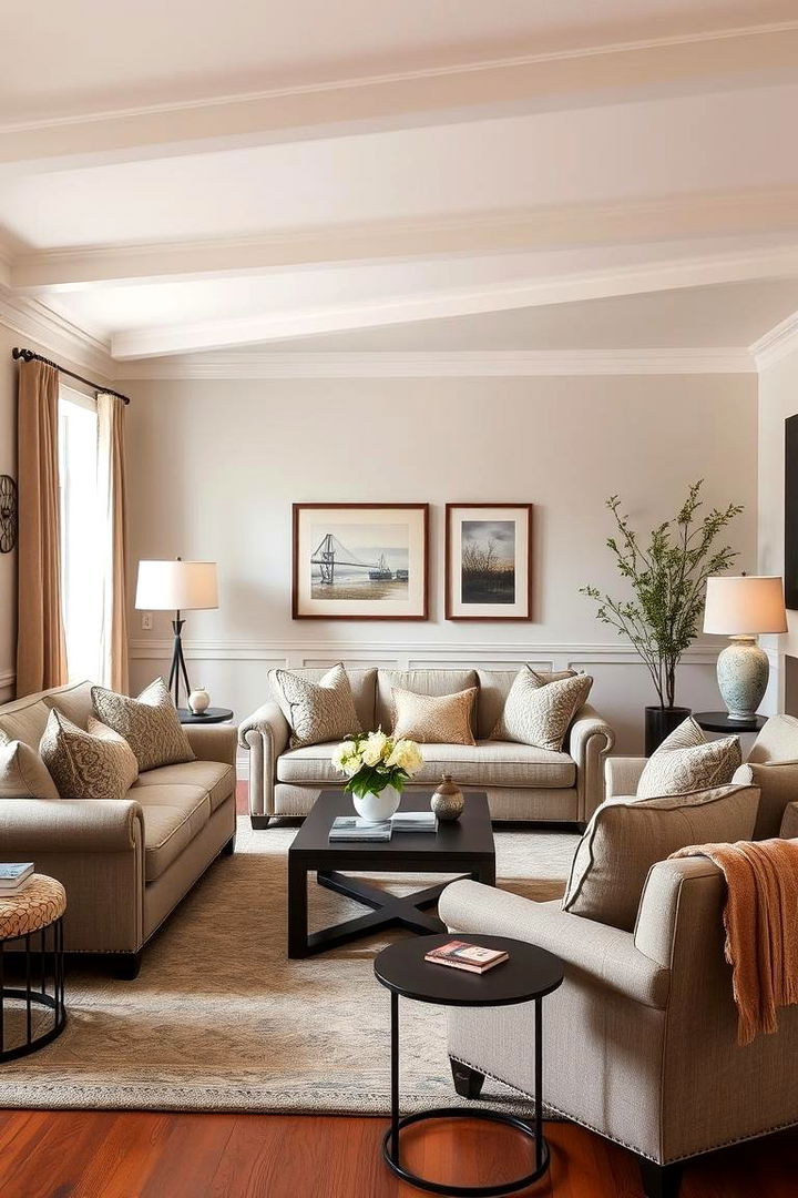 Awkward Partitioning with Furniture - 22 Awkward Living Room Layout Ideas