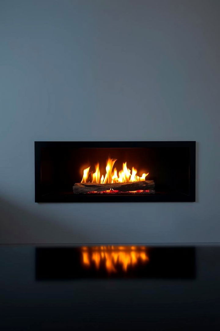 Backlit Modern Fireplace Designs - 22 Modern Fireplace Ideas