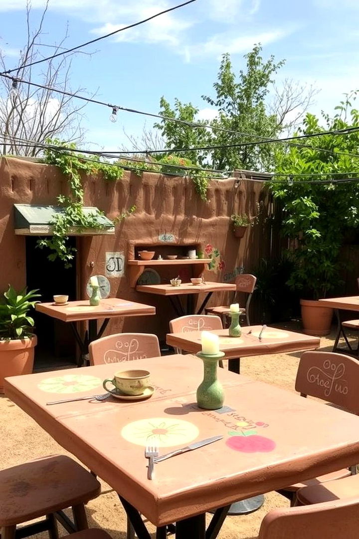 Backyard Mud Bistro - 22 Mud Kitchen Ideas for Kids