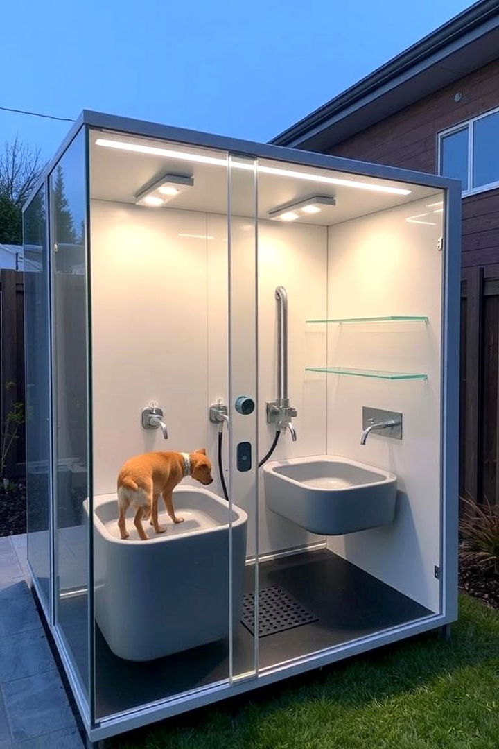 Backyard Pod Dog Wash Station - 22 Dog Wash Station Ideas