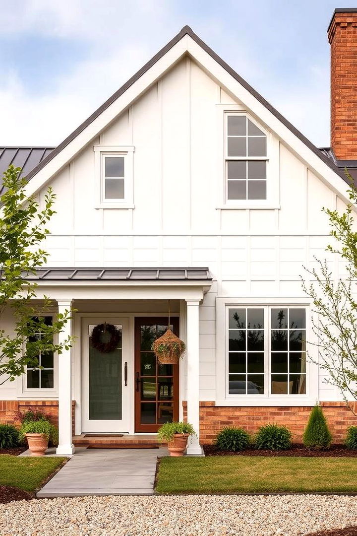 Balanced Modern Aesthetics - 22 Modern Farmhouse Exterior