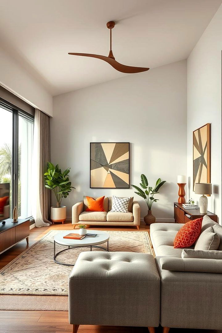 Balanced Modern Vintage Fusion - 22 1950s Living Room Ideas