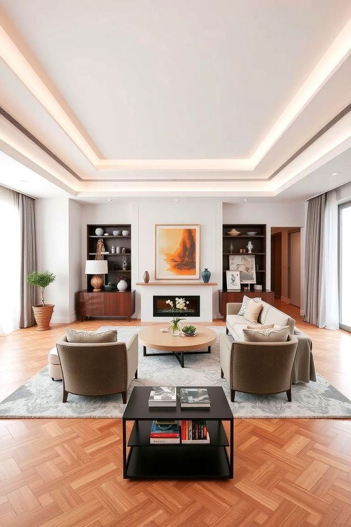 Balanced Symmetry and Proportion - 22 Transitional Interior Design Ideas