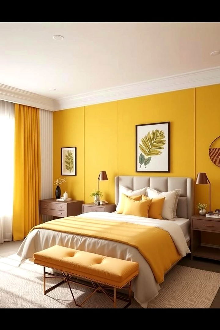 Balancing Bold Lemon - 22 Lemon Bedroom Ideas