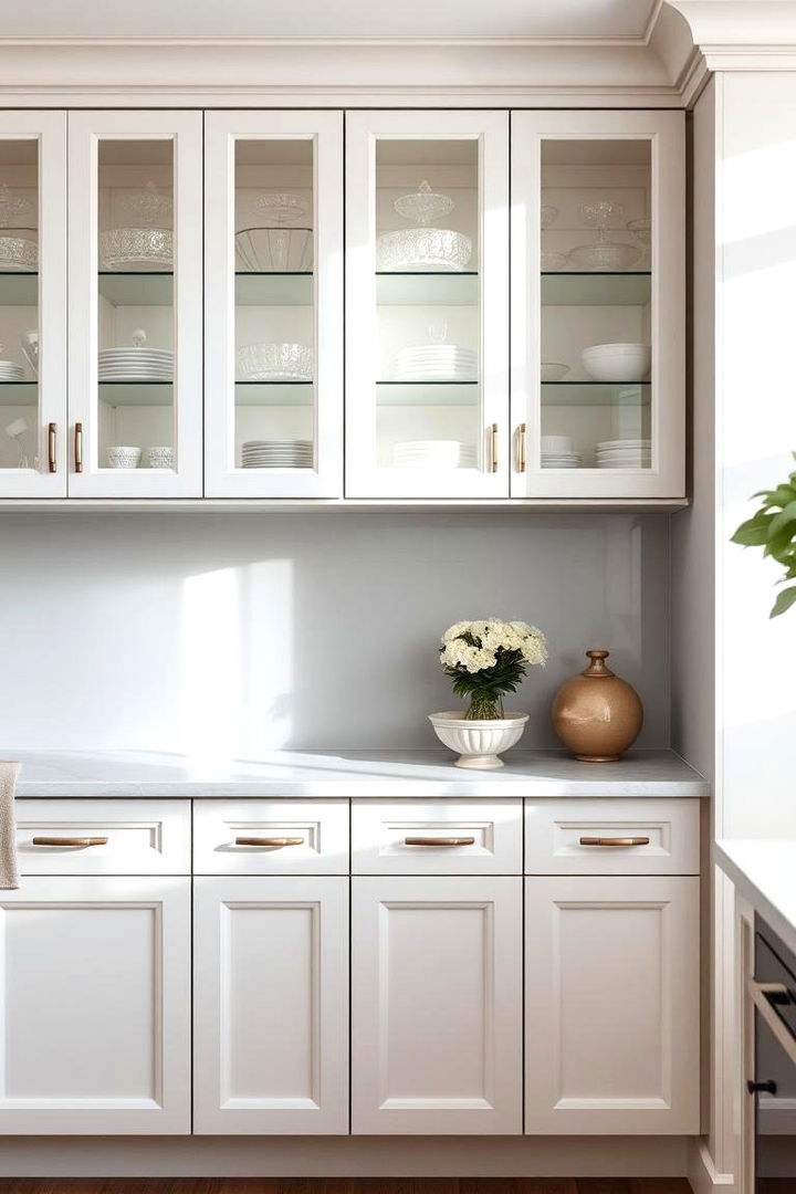 Balancing Form and Function - 22 Modern Style Glass Kitchen Cabinets