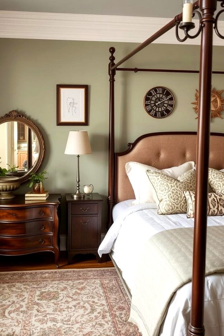 Balancing Vintage and Modern Touches - 22 Boho Sage Green Bedroom Ideas